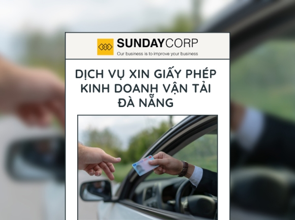 Xin giấy phép kinh doanh vận tải - Sunday Corp - Công Ty TNHH Ngày Mặt Trời